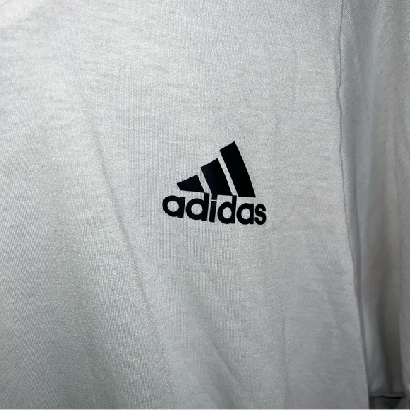 White Adidas Men’s Free Lift T Shirt - Picture 8 of 8